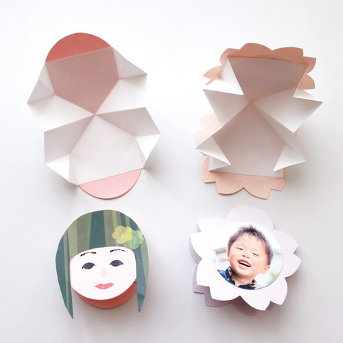 卒園】【卒業】【引っ越し】お別れの餞別/色紙・寄せ書き用_顔カード