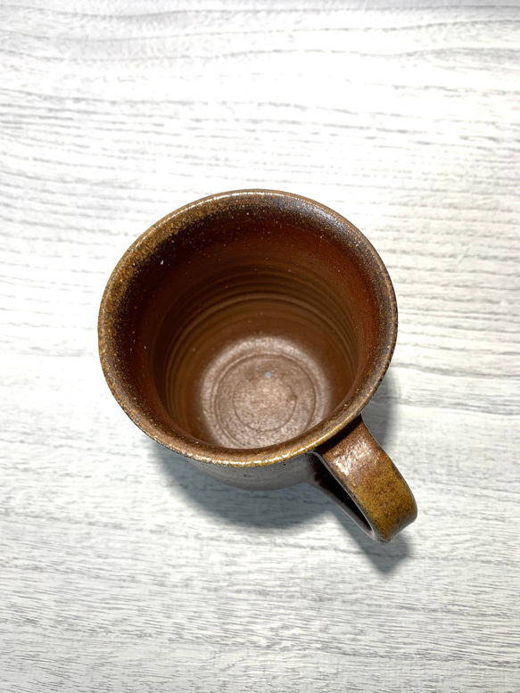 備前焼　コーヒーマグカップ【佐々木剛】 4枚目の画像