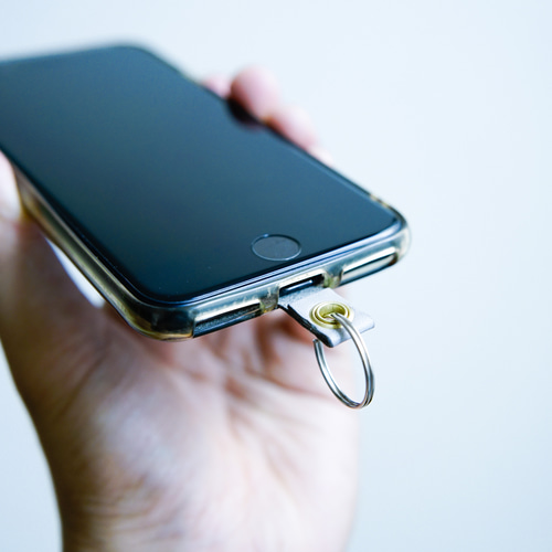 携帯電話ストラップ テザータブ メタルリング付き 交換用