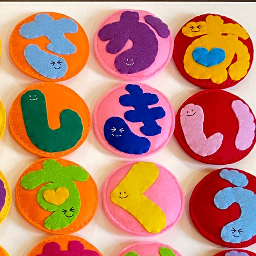 受注製作☆フェルトのひらがなちゃん おもちゃ・人形 かよ 通販