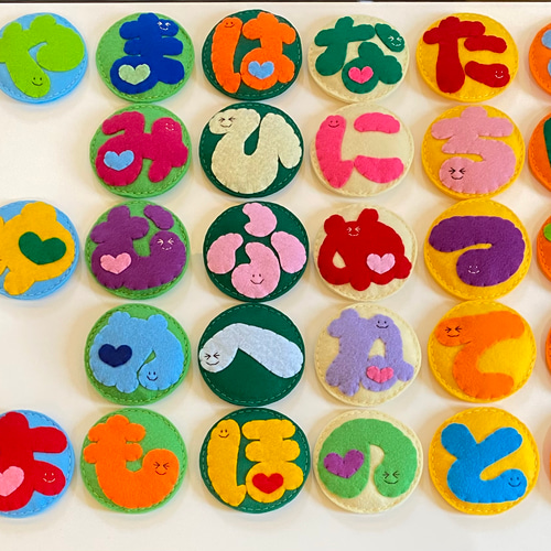 受注製作☆フェルトのひらがなちゃん おもちゃ・人形 かよ 通販