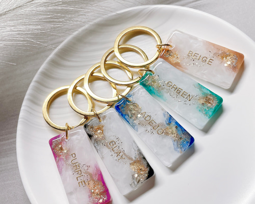 ⭐️あいき⭐️ページ。名入れチャーム、キーホルダー ⭐️あいき