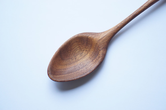 木質咖哩湯匙（核桃木）A022-1 第7張的照片