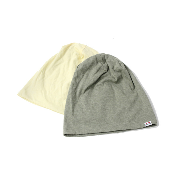 L 尺寸 2 件套出售 Creema 限量夏季幸運袋有機棉針織帽子帽子男士女士 第1張的照片