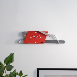 アメリカンな店 ウォールクロック 壁掛け時計 BBQ アメリカン雑貨