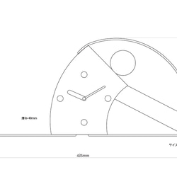 Clockboy リラックス　掛け時計　ステンレス 8枚目の画像