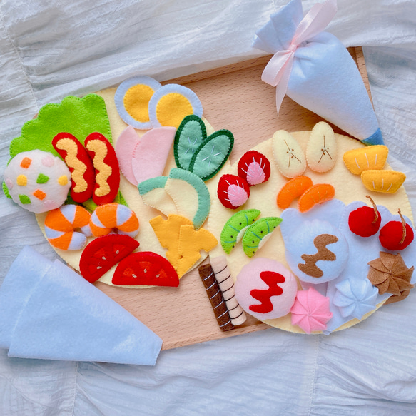 フェルトままごと クレープ屋さん♡ おもちゃ・人形 m.handmade