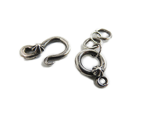 インディアンジュエリー エンドパーツ フック シルバー925 ナバホ族