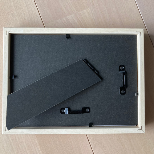 紫陽花と猫 シーグラス／天然石／フレームアート／壁掛けガラスネコ