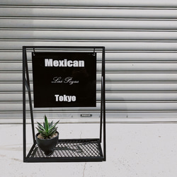 ☆アイアン看板☆Bosendorfer 14☆ イーゼル メッシュ付き 表札