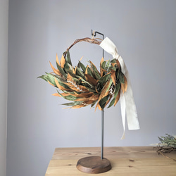 ナチュラルグリーンリース ハンドメイド 癒しのグリーンでナチュラルなリースを手作りしよう | Craftie Style