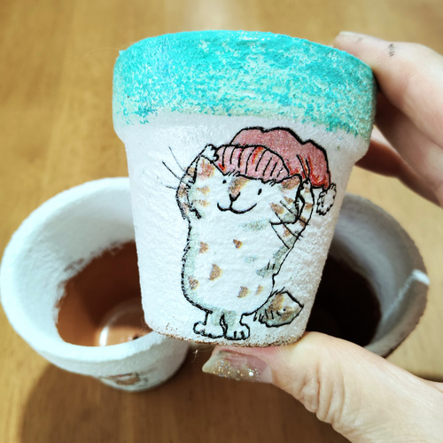 リメイク鉢♡かわいいにゃん 多肉植物 taniku－maruko 通販 14214791