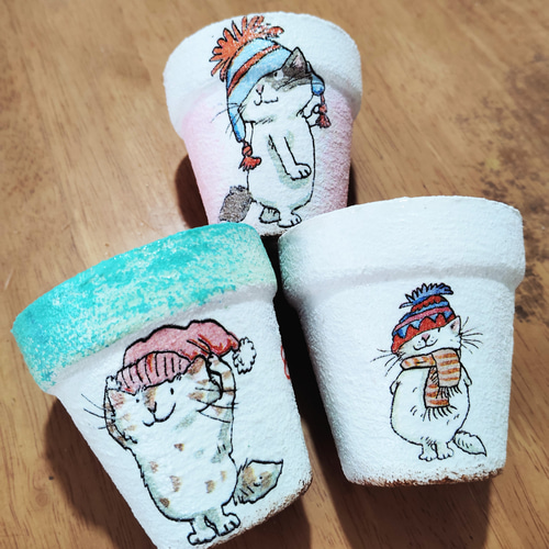 リメイク鉢♡かわいいにゃん 多肉植物 taniku－maruko 通販 14214791