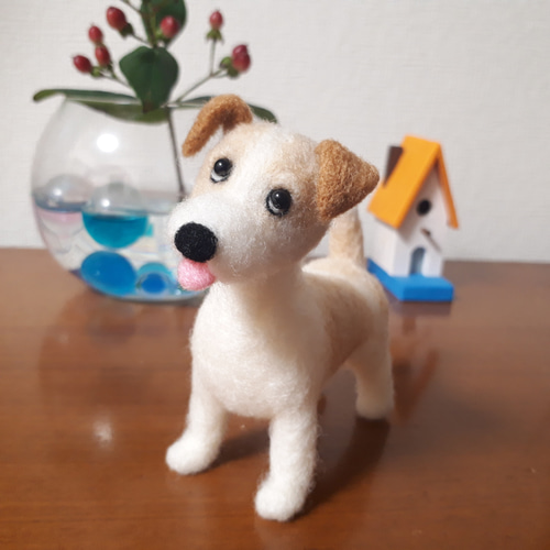 ジャックラッセルテリア 羊毛フェルト manahata 通販 14215425｜Creema