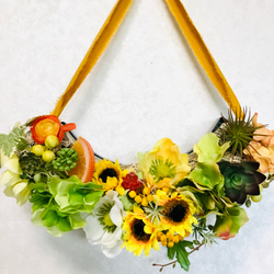 ひまわり（向日葵） スワッグ のおすすめ人気通販｜Creema(クリーマ