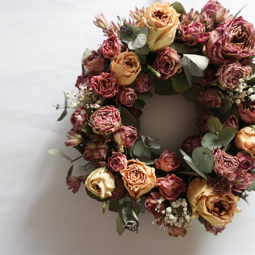 期間限定SALE！30％OFF（7/10まで）NEW ! ドライフラワーリース 2022  