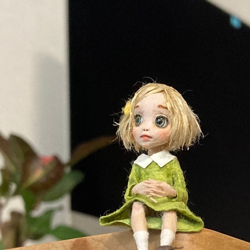 和紙人形 ミニチュアドール 思案顔 その他置物 のこりじる 通販