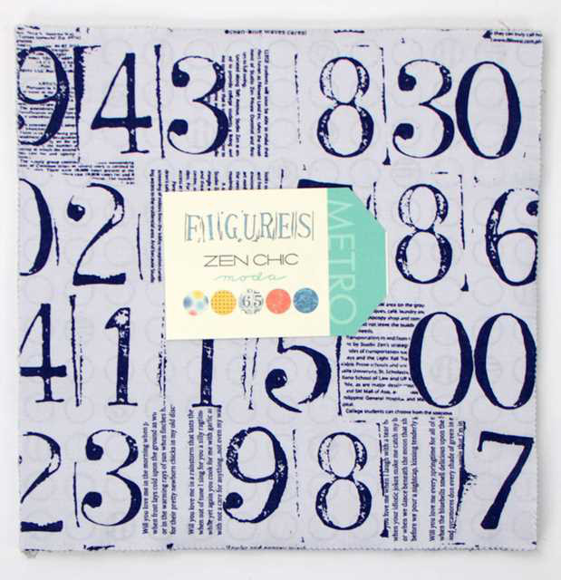 「Figures」レイヤーケーキ moda 生地 カットクロス  Zen Chic