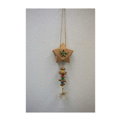 【小鳥用おもちゃ】クラフトボックス　星　チモシー（カラー） 6枚目の画像
