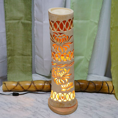 竹灯り・竹あかり・竹灯籠・竹灯篭・竹ランプ ～～ 癒しの灯り☆華塔