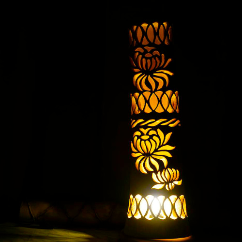 竹灯り・竹あかり・竹灯籠・竹灯篭・竹ランプ ～～ 癒しの灯り☆華塔