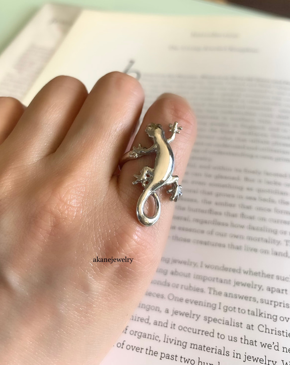 ニホンヤモリの指輪 4枚目の画像