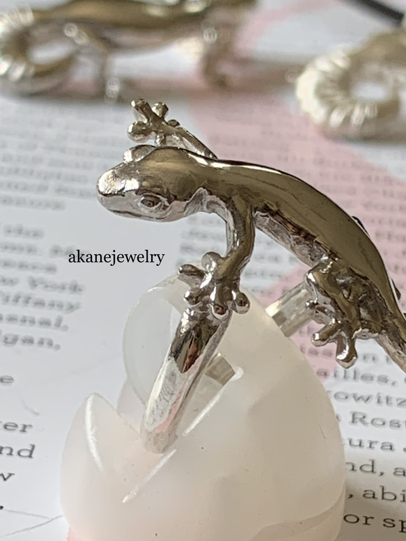 ニホンヤモリの指輪 5枚目の画像