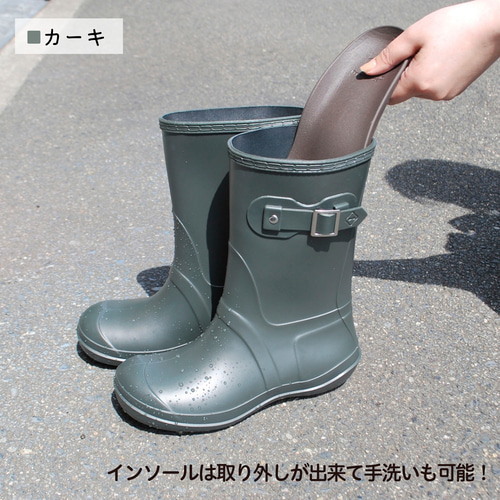 梅雨対策2025 レインブーツ 一体型 長靴 レディース RegettaCanoe