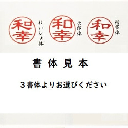 銀行印 認印 印鑑 はんこ 飾り枠 【ななめバランス】アルファベット9文字迄 黒檀・アグニ印材 12ミリ ☆送料無料☆ 7枚目の画像