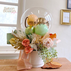開店祝い】コンパクトだけどアイキャッチ抜群！クリアなバルーンと豪華