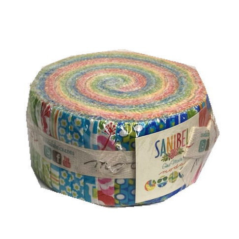 「Sanibel」 ジェリーロール カットクロス moda 生地 Gina Martin