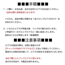 【お直し】当店でご購入のフックピアスをサージカルステンレスに付け替え 3枚目の画像