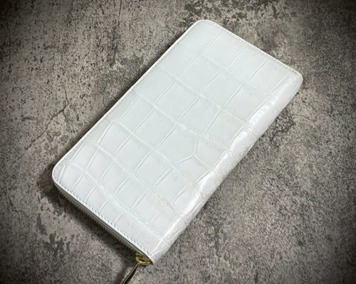 ヒマラヤ クロコダイル メンズ 財布 長財布 ラウンドファスナー ワニ 白 楽天市場】ヒマラヤ クロコダイル 長財布 ラウンドファスナー 日本製