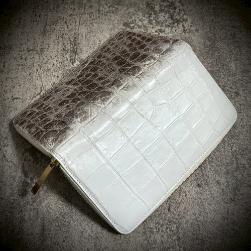 ◆TOKYO CROCODILE◆ ヒマラヤクロコダイル 大容量 長財布 ヒマラヤクロコダイル 長財布 メンズ財布 大容量 メンズ レディース