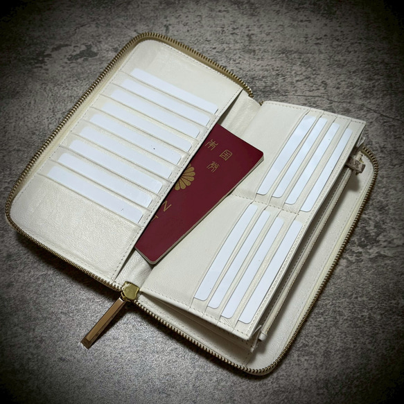 ヒマラヤクロコダイル 長財布 メンズ財布 大容量 メンズ レディース カード２５枚 一枚革 ワニ革 革財布 7枚目の画像