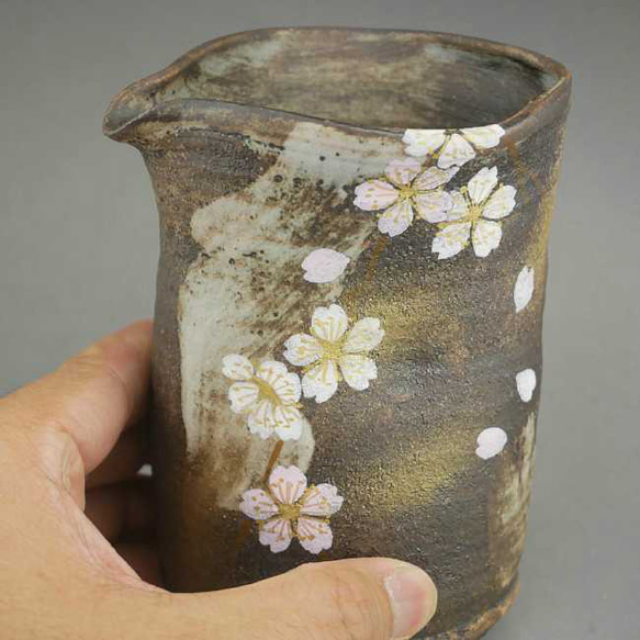 ◆商品番号 5388 　花かがり酒器揃え 八幡 5枚目の画像