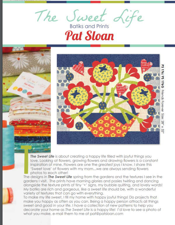 「The Sweet Life Prints」moda JellyRolls（カットクロス40枚）Pat Sloan