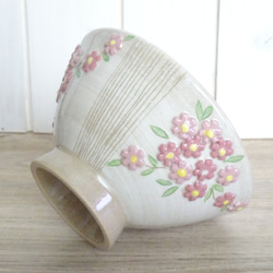 茶碗 ピンクの小花 7枚目の画像