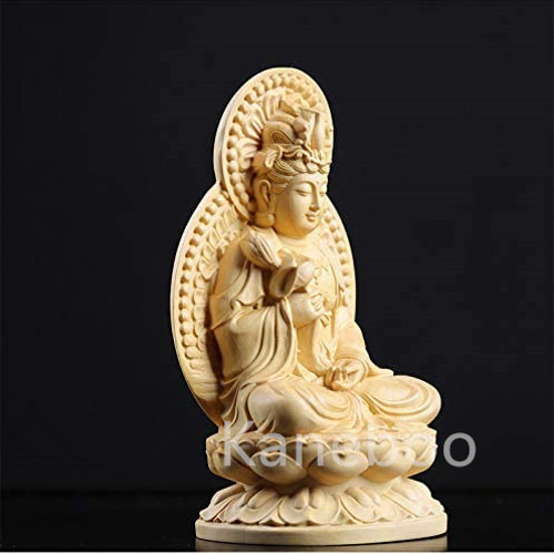 西方三聖【阿弥陀如来・観音菩薩・大勢至菩薩】彫刻仏像 ツゲ製高級