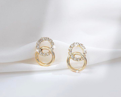 ♦︎ふじりんご♦︎e.m.両面ジルコニア×シルバーピアス シルバー ピアス｜ヴイエー ヴァンドーム青山（va vendome