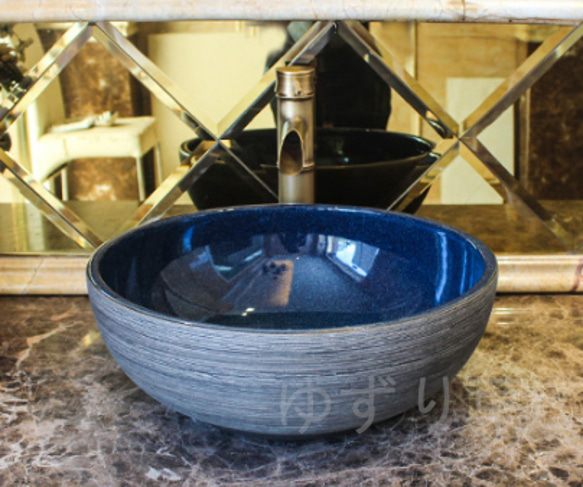 セラミック洗面器  ラウンド洗面器 蛇口・排水·台鉢 レトロな洗面器 2枚目の画像