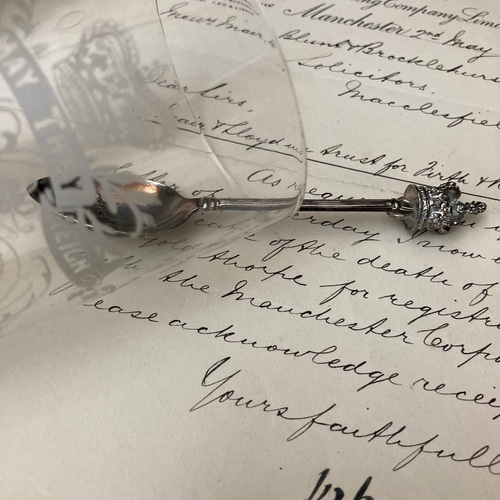 英国シルバージュビリー記念スプーン エリザベス女スプーン