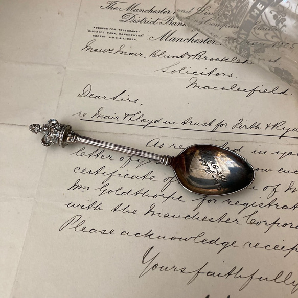 シルバー　ヴィンテージ　スプーン　silver エリザベス女王記念　風車 英国シルバージュビリー記念スプーン エリザベス女スプーン