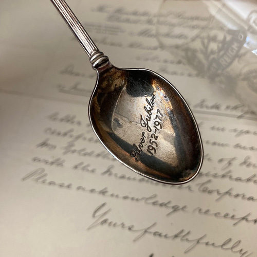 シルバー　ヴィンテージ　スプーン　silver エリザベス女王記念　風車 シルバー ヴィンテージ スプーン silver エリザベス女王記念