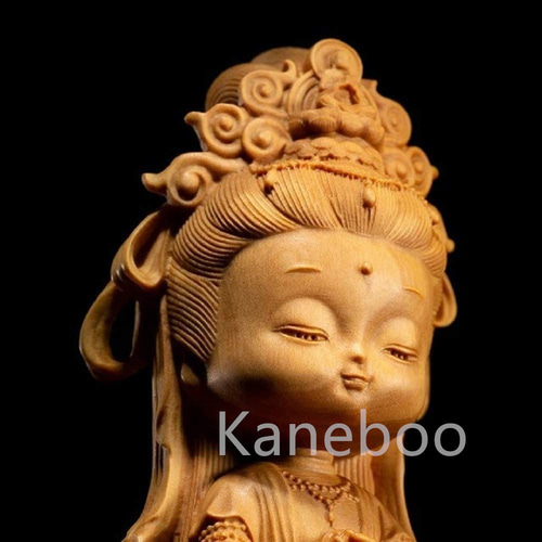 木彫り観音様置物 仏像 木彫り 置物 龍上観音 観音像 龍乗観音 龍観音 高級天然