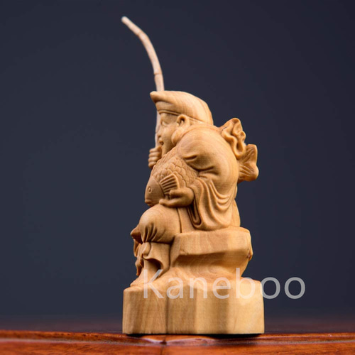 彫刻仏像 七福神 恵比寿 商売繁盛 彫刻 Kaneboo 通販 14219819｜Creema