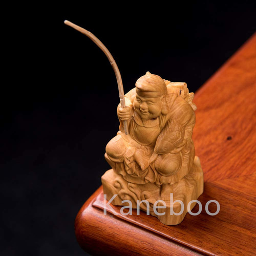 彫刻仏像 七福神 恵比寿 商売繁盛 彫刻 Kaneboo 通販 14219819｜Creema