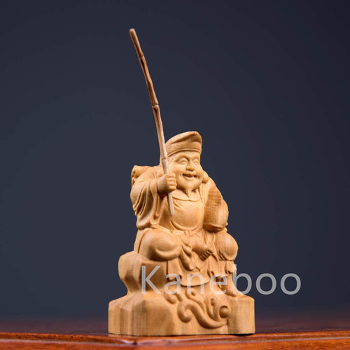 彫刻仏像 七福神 恵比寿 商売繁盛 彫刻 Kaneboo 通販 14219819｜Creema