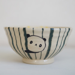 パンダ茶碗-竹パンダ 1枚目の画像