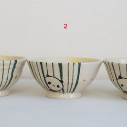 パンダ茶碗-竹パンダ 4枚目の画像
